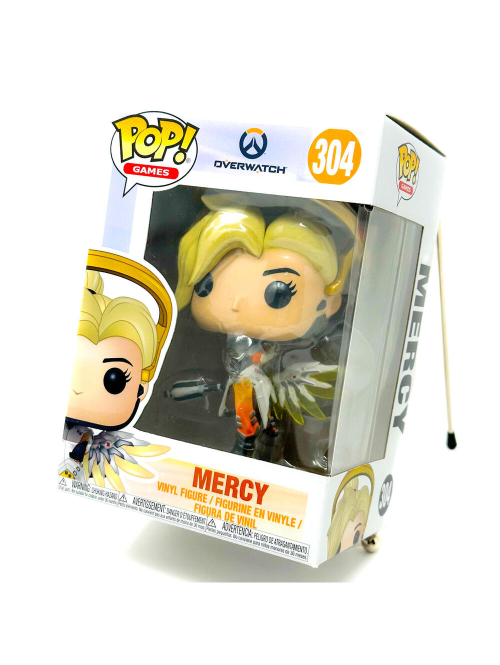 Funko Pop Mercy 304 Overwatch Video Game 2018 Angela Ziegler Vinyl Figure New